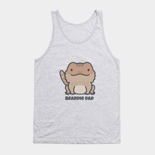 Brown Bearded Dragon Dad Tank Top